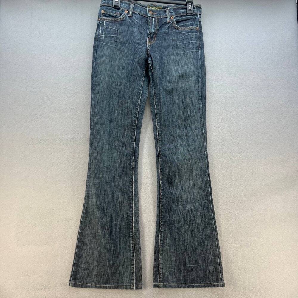 David Kahn Women's Nikki Flare Denim Jeans Size 27 (4) Medium Wash - Picture 1 of 15